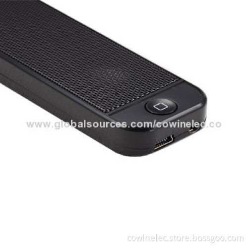 Pocket Speaker with 4W Output Power, Two Speaker Drivers Inside with Built-in Lithium Battery